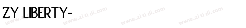 zy liberty字体转换